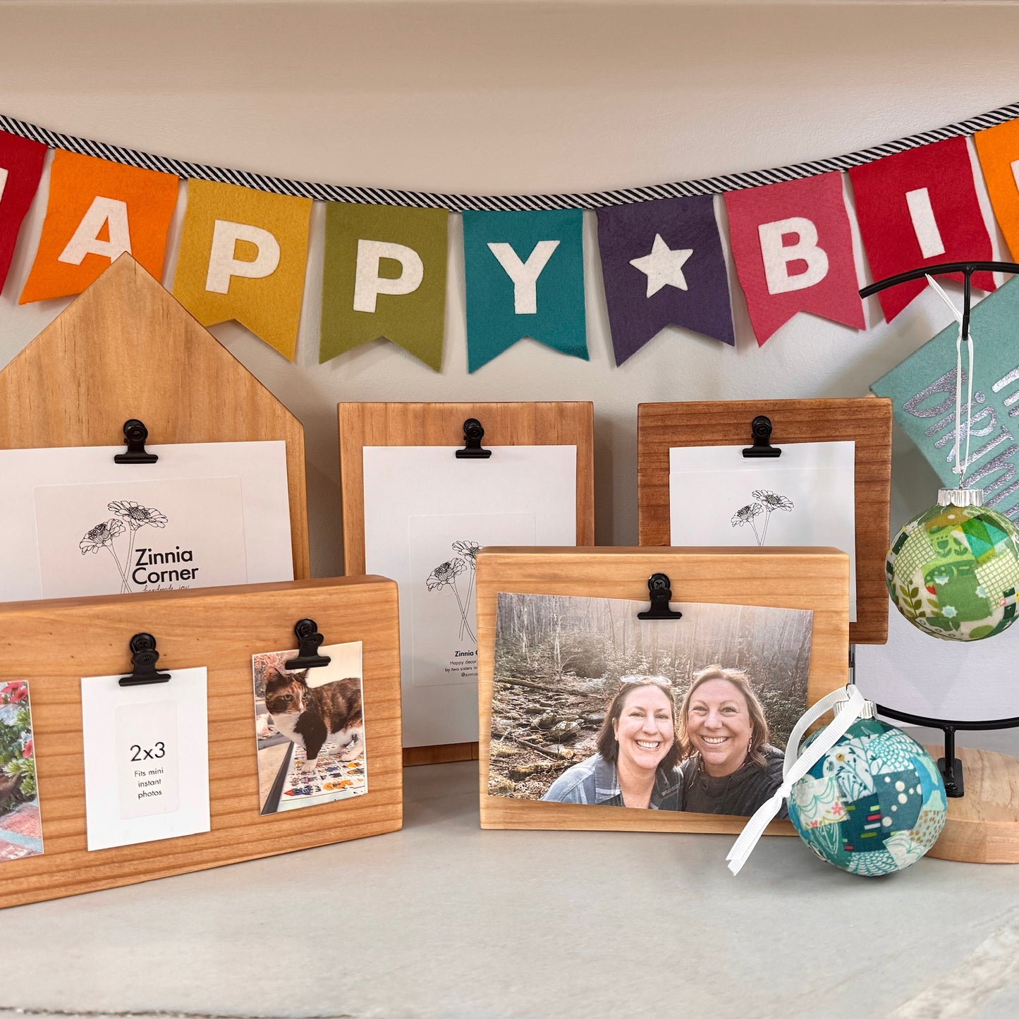 Felt Banner Happy Birthday Pastel 7.5 ft